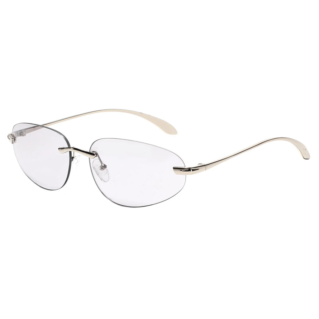 GLEN Rimless Oval Shades